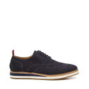 デューンロンドン Dune London 【 Britle Brogues Men Navy Nubuck 177 】 靴 メンズ靴 ローファー メンズ 紺色 ...