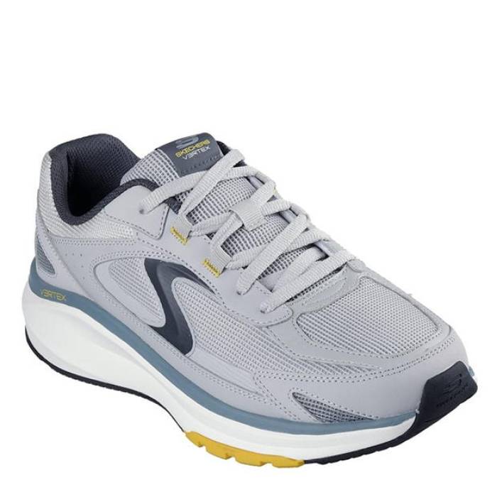 スケッチャーズ Skechers 【 Vertex Trainers Mens Men Gry Lth/Pu/M 】 シューズ スニーカー メンズ 靴 メンズ靴 スニーカー メンズ