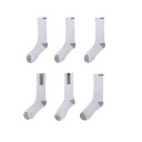 Everlast 【 6Pk Crew Sock Mens Men White Hung 】 クルー メンズ インナー 下着 ナイトウェア メンズ 靴下 レッグウェア 靴下 メンズ 白色 ホワイト
