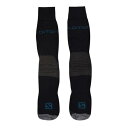 サロモン Salomon 【 Heavyweight 2 Pack Walking Socks Mens Men Black/Blue 】 ソックス・靴下 メン...