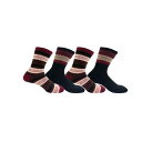 Giorgio 【 4 Pack Crew Socks Women Assorted 】 クルー ソックス・靴下 インナー 下着 ナイトウェア レディース 靴下...