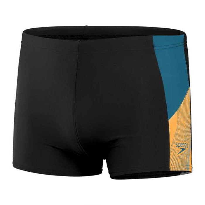 スピード Speedo 【 Mens Dive Aquashort Men Black/Teal 】 メンズ スポーツ アウトドア 水泳 競技水着 メンズ競技水着 メンズ 黒色 ブラック