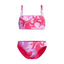 スピード Speedo 【 Womens Printed Adjustable Thinstrap 2 Piece Women Raspberry Fill 】...