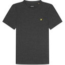 Lyle And Scott 【 Logo T Shirt Men Charcoal Ml 398 】 ロゴ メンズファッション トップス Tシャツ カットソー...