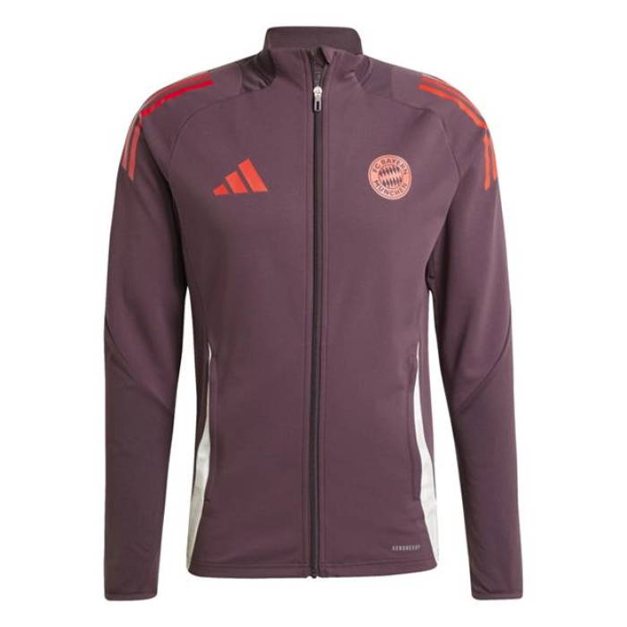 アディダス Adidas 【 Bayern Munich Training Jacket 2024 2025 Adults Men Maroon/Red 】 ト...