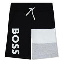 ボス Boss 【 Large Logo Shorts Juniors Kids 】 ロゴ ショーツ キッズ ベビー マタニティ キッズファッション パンツ ジ...