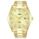 Lorus 【 Solar Gold Bracelet Watch Unisex Multi 】 ゴールド ブレスレット Watch ウォッチ・時計 腕時計 男...
