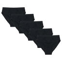 Giorgio 【 5Pk Slip Brf Sn Men Black 】 インナー 下着 ナイトウェア メンズ インナー 下着 ボクサーパンツ メンズ 黒色 ブラック