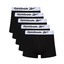 リーボック Reebok 【 Kawan 5 Pack Trunks Men Black 】 インナー 下着 ナイトウェア メンズ インナー 下着 ボクサーパンツ メンズ 黒色 ブラック