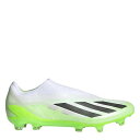 アディダス Adidas 【 X Crazyfast Elite Laceless Firm Ground Football Boots Men 】 エリート ...