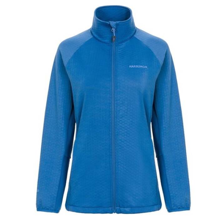 Karrimor  Grid Fleece Jacket Womens Women Blue  ե꡼ Jacket 㥱å ...