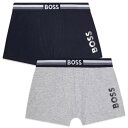 ボス Boss 【 2 Pack Boxers Kids Navy 849 】 キッズ ベビー マタニティ キッズファッション インナー 下着 ボクサーパンツ ...