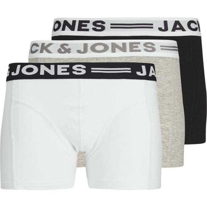 Jack And Jones  Trunk 3-Pack Kids Lt Grey Melange  3 å ٥ӡ ޥ˥ƥ...