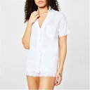 Cyberjammies 【 Rose Embroidered Pyjama Set Women White 】 Rose ローズ パジャマ インナー 下着 ナ...