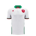 Macron 【 Welsh Rugby Union Away Shirt 2024 Juniors Kids White/Green 】 ラグビー Union...