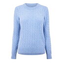 ジャック ウィルス Jack Wills 【 Tinsbury Merino Wool Blend Cable Knitted Jumper Women 】 レ...