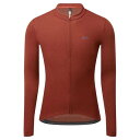 Dhb 【 Aeron Men's Merino Long Sleeve Jersey 2.0 Men Fired Brick 】 メンズ Sleeve スリー...