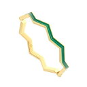 All We Are 【 Oceano Bangle Women Gold/Green 】 ジュエリー アクセサリー レディースジュエリー アクセサリー バング...