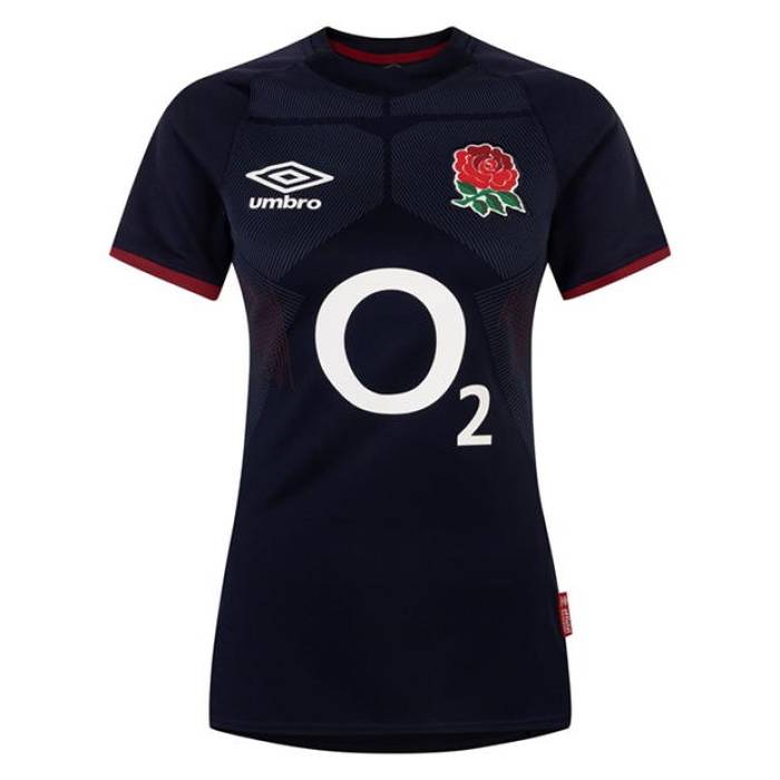 アンブロ Umbro 【 England Rugby Alternate Shirt 2023 Womens Women Navy 】 ラグビー レディース スポーツ アウトドア ラグビー ウェア シャツ レディース 紺色 ネイビー