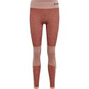 ヒュンメル Hummel 【 Mid Waist Tights Women Rose 】 ミッド Tights タイツ スポーツ アウトドア フィットネス トレ...