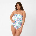 Be You 【 Bandeau Swimsuit Women Tropical 】 水着 レディースファッション 水着 レディース
