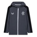 Castore 【 Rangers Travel Hooded Jacket Juniors Kids Irongate 】 レンジャース フード付 Jacke...
