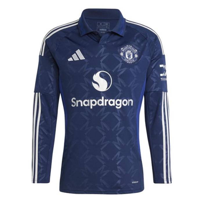 アディダス Adidas 【 Manchester United Away Long Sleeve Shirt Adults Men Blue 】 ユナイテッド...