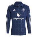 アディダス Adidas 【 Manchester United Away Long Sleeve Shirt Adults Men 】 ユナイテッド Slee...