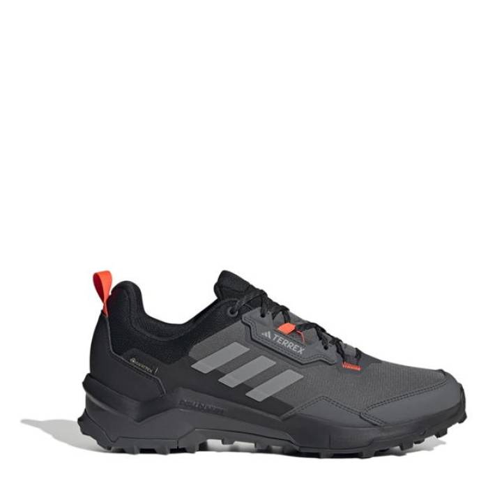 アディダス Adidas 【 Terrex Ax4 Gore-Tex Hiking Shoes Men Grey/Black 】 ゴアテックス シューズ 運動靴 靴 メンズ靴 ウォーキングシューズ メンズ 灰色 グレー 黒色 ブラック