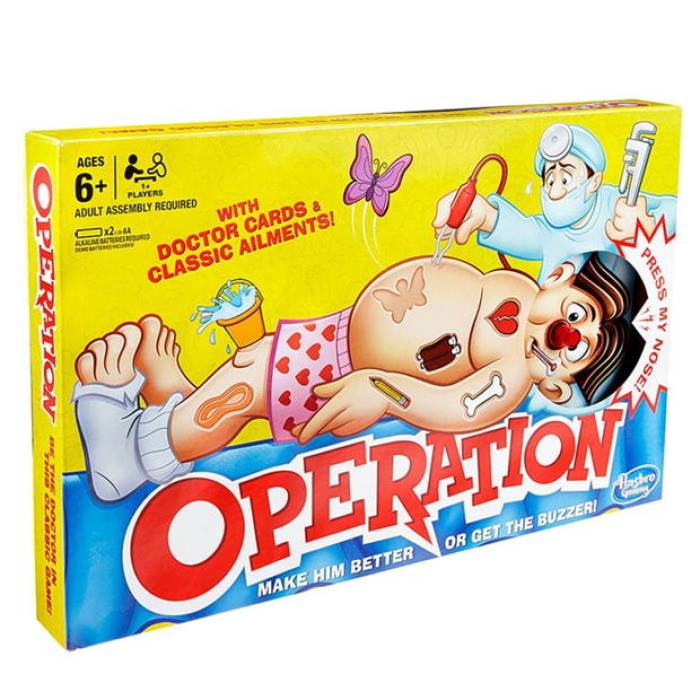 Hasbro 【 Classic Operation Game Men Merchandise 】 クラシック Game ゲーム おもちゃ ファミリートイ ゲーム ボードゲーム メンズ