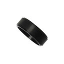 Fabric 【 Stainless Steel Spinner Ring Unisex Black 】 ステンレス Steel スティール ジュエリー アクセサリー 男女兼用アクセサリー 指輪 リング ユニセックス 黒色 ブラック