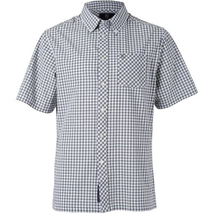 Howick  Gingham Short Sleeve Shirt Men Khaki  Sleeve ꡼ 󥺥եå ...