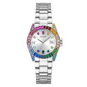 ゲス Guess 【 Opaline Watch Unisex Silver/Silver 】 Watch ウォッチ・時計 腕時計 男女兼用腕時計 ユニセックス...