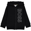 ボス Boss 【 Large Logo Zip Hoodie Kids 】 ロゴ フーディー パーカー キッズ ベビー マタニティ キッズファッション トップ...
