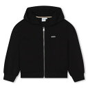 ボス Boss 【 Logo Zip Hoodie Juniors Kids 】 ロゴ フーディー パーカー キッズ ベビー マタニティ キッズファッション ト...
