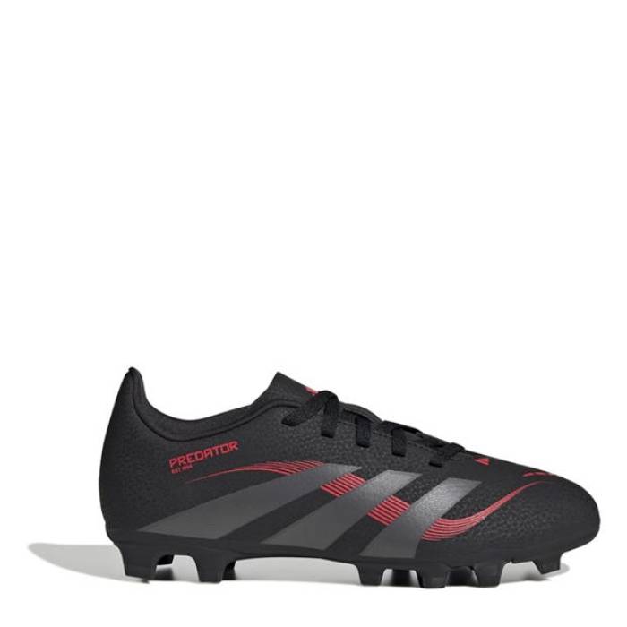アディダス Adidas 【 Predator 4 Juniors Firm Ground Football Boots Kids Black/Grey 】 プレデター フットボール ブーツ スポーツ アウトドア サッカー フットサル サッカー シューズ スパイク キッズ ジュニ