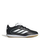 アディダス Adidas 【 Goletto Indoor Court Trainers Junior Kids Black/White 】 コート シューズ ...