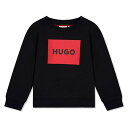 ヒューゴ Hugo 【 Logo Sweatshirt Juniors Kids 】 ロゴ スウェット トレーナー キッズ ベビー マタニティ キッズファッショ...