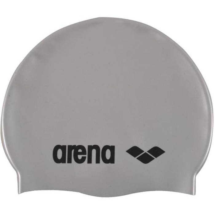 アリーナ Arena 【 Classic Silicone Jr Unisex Silver/Black 】 クラシック スポーツ アウトドア 水泳 スイムキャップ 水泳帽 ユニセックス Silver 銀色・シルバー 黒色 ブラック