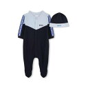 ボス Boss 【 Onesie And Hat Set Babies Kids Navy 849 】 キッズ ベビー マタニティ ベビーファッション ナイトウ...