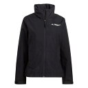 アディダス Adidas 【 Terrex Multi Rain.rdy Primegreen Two-Layer Rain Ja Women Black 】 ...
