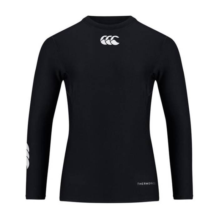 カンタベリー Canterbury 【 Long Sleeve Thermal Top Juniors Kids Black 】 Sleeve スリーブ スポーツ アウトドア ラグビー ウェア その他 ジュニア キッズ 黒色 ブラック