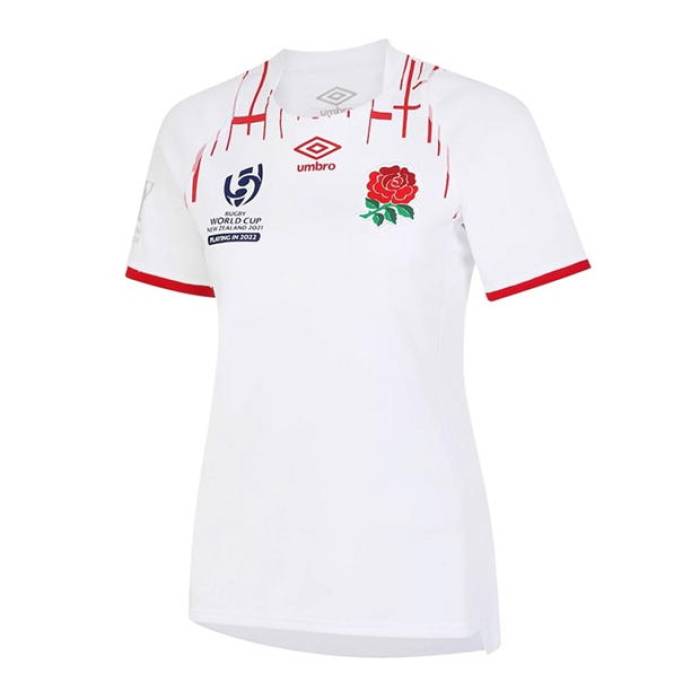 アンブロ Umbro 【 England Home Wrwc Shirt 2022 Womens Women White 】 レディース スポーツ アウトドア ラグビー ウェア シャツ レディース 白色 ホワイト
