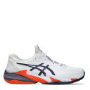 アシックス Asics 【 Court Ff 3 Tennis Shoes Mens Men White/Purple 】 コート テニス シューズ 運動靴 メ...