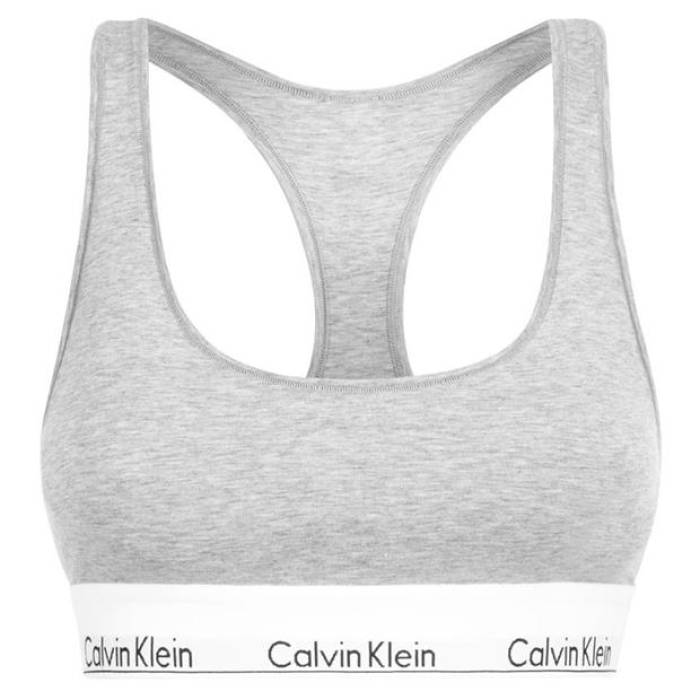 Х󥯥饤 Calvin Klein  Modern Cotton Logo Bralette Women Grey   ...