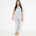 Be You 【 Jersey Short Sleeve Pyjama Women 】 ジャージ Sleeve スリーブ パジャマ インナー 下着 ナイトウェア...