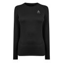 Odlo 【 Active Warm-X Baselayer Top Womens Women Black 】 レディース スポーツ アウトドア アウトドア ウ...