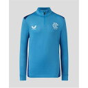 Castore 【 Rangers Quarter Zip Top 2023 2024 Juniors Kids 】 レンジャース スポーツ アウトドア サッカー フットサル キッズ ジュニア用ウェア その他 ジュニア キッズ