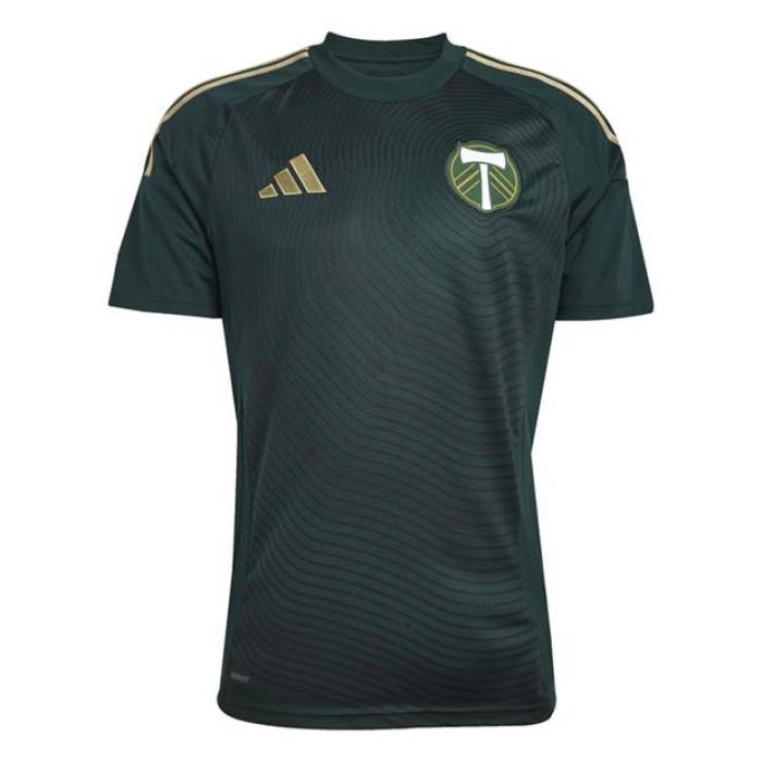 アディダス Adidas 【 Portland Timbers Home Shirt 2025 2026 Adults Men Green Night 】 ポー...
