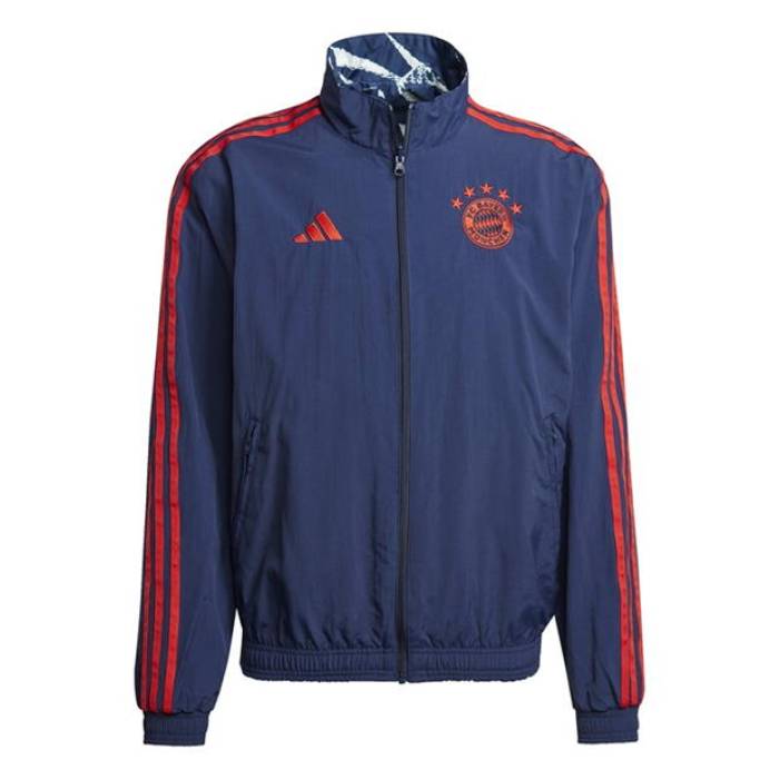 アディダス Adidas 【 Bayern Munich Anthem Jacket 2023/2024 Mens Men Purple 】 Jacket ジャ...